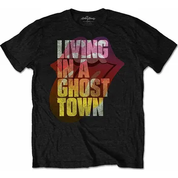 Pánská móda Rolling Stones tričko, Ghost Town Black, pánské L