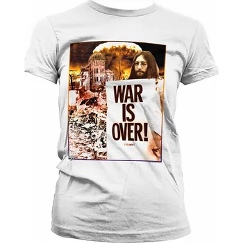 Dámské tričko John Lennon tričko, War Is Over Girly, dámské M