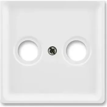 Elektroinstalační materiál Kryt zásuvky televizní a rozhlasové jasně bílá ABB Classic 5011C-A200 B1