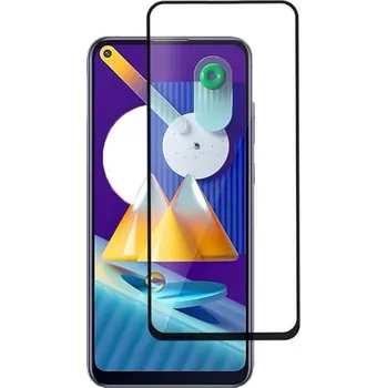 Picasee 3D ochranné tvrzené sklo s rámečkem pro Samsung Galaxy M11 - černé