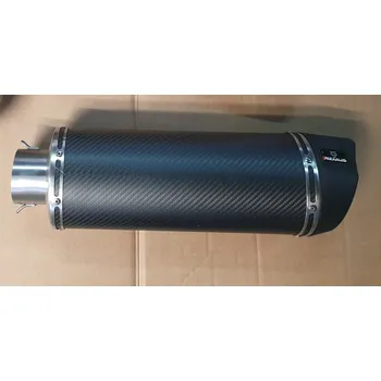 Výfuk pro motocykl Výfukový tlumič včetně spojovací trubky - CARBON - 0344482 652014