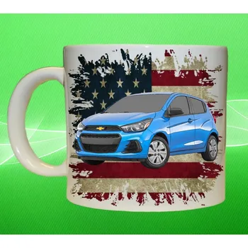 hrnek s Chevrolet Spark 75ml (hrneček s osobním autem )