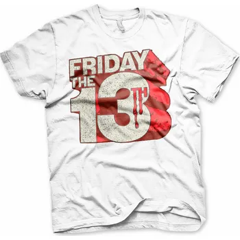 Pánské tričko Friday the 13th tričko, Block Logo White, pánské XXXL