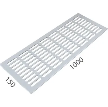 Větrací mřížka SRL - ALFA větrací mřížka šířka 150 x 1000 mm 150 mm, 1000 mm Bílá komaxit
