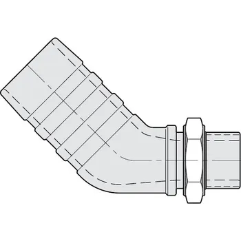 Čerpadlo Adaptér sací koncovky úhel 45° G1 1/4" pro pístové čerpadlo F1 DN 2" Parker 00509035116