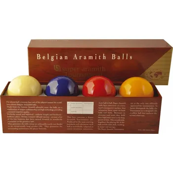 Kulečníková koule Koule karambol Aramith Tournament 4 koule 61,5mm