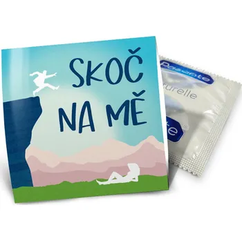 Žertovný předmět Vtipný kondom Skoč na mě