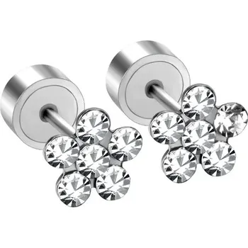 Náušnice Dívčí náušnice se zirkony - 1302S