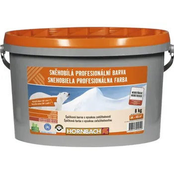 barva na zeď Barva na zeď Hornbach Sněhobílá profesionální bez konzervantů 8 kg