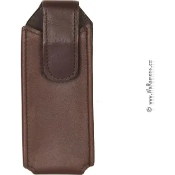 Malé pouzdro HIDESIGN na opasek z pravé kůže SM-02 světle hnědé