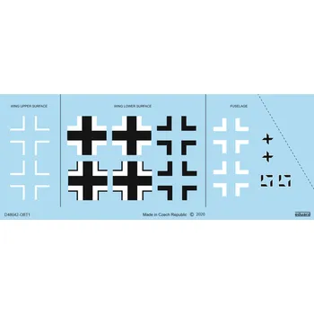 Plastikový model Eduard 1/48 Bf 109G-10 Erla national insignia (EDUARD)