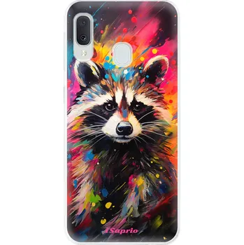 Pouzdro na mobilní telefon Odolné silikonové pouzdro iSaprio - Abstract Racoon - Samsung Galaxy A20e