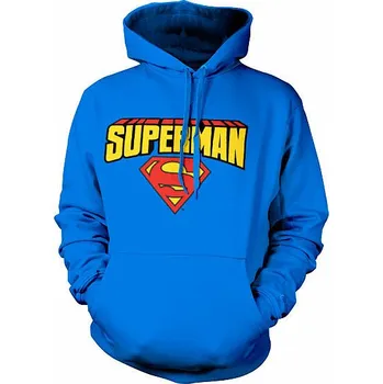 Pánská mikina Superman mikina, Blockletter Logo, pánská S
