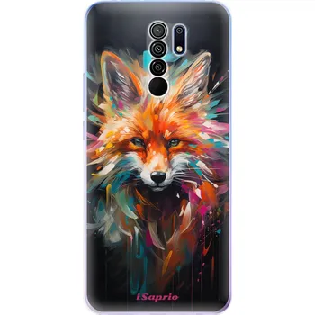 Pouzdro na mobilní telefon Odolné silikonové pouzdro iSaprio - Neon Fox - Xiaomi Redmi 9