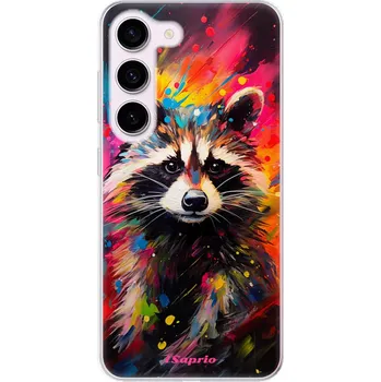 Pouzdro na mobilní telefon Odolné silikonové pouzdro iSaprio - Abstract Racoon - Samsung Galaxy S23 5G