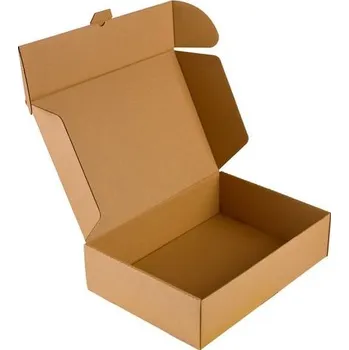 Karton Poštovní kartonová krabice 345x245x47 mm 3VVL E 340g/m2 hnědá - paleta 2280 ks