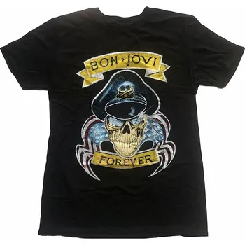 Bon Jovi tričko, Forever Black, pánské XXL