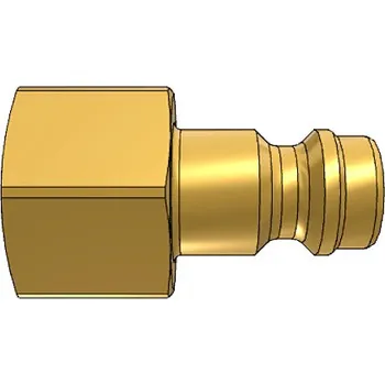 Příslušenství k čerpadlu MOSAZ vsuvka přímá s volným průtokem G1/8"vni bez ventilu Rectus Parker 21SFIW10MXX