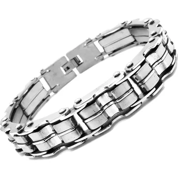 Náramek Steel Jewelry Náramek PÁNSKÝ MASIVNÍ Chirurgická ocel NR140122 dárkové balení zdarma