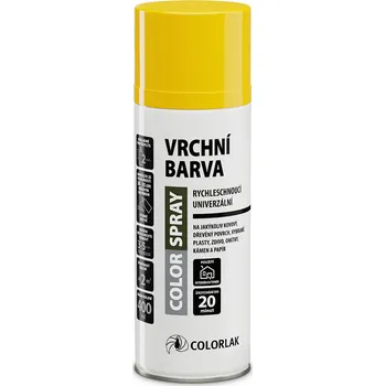 univerzální barva COLORSPRAY VRCHNÍ BARVA - RAL 9005 černá matná 400ml