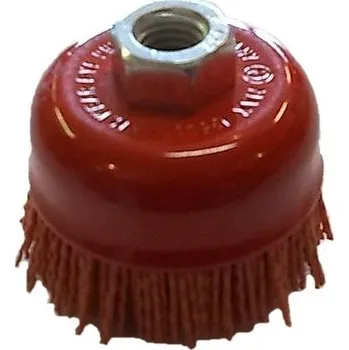 Příslušenství k brusce Kotouč nerez 75 mm hrncový vlnitý M14 - červený