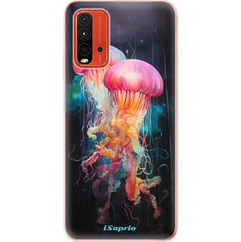 Odolné silikonové pouzdro iSaprio - Abstract Jellyfish - Xiaomi Redmi 9T
