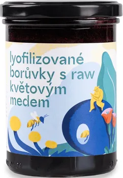 Davidova ekologická včelí farma Lyofilizované borůvky s raw květovým medem 500 g