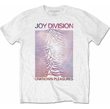Pánské tričko Joy Division tričko, Space - Unknown Pleasures Gradient White, pánské M