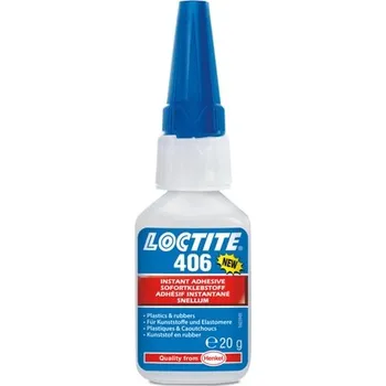 Průmyslové lepidlo LOCTITE 406 Vteřinové lepidlo (CZ), 20 g LOCTITE LOC1922763