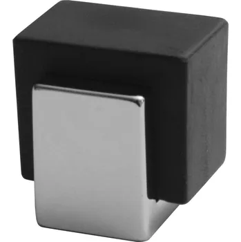 CI - Zarážka dveří čtverec OC - Chrom lesklý