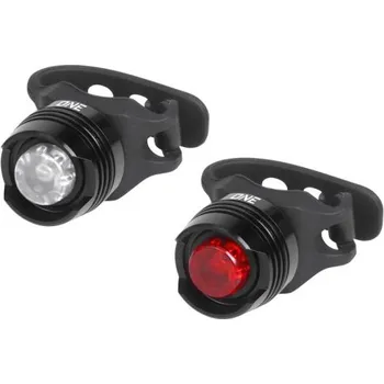 Cyklosvítilna ONE - sada světel STONE SET, černá