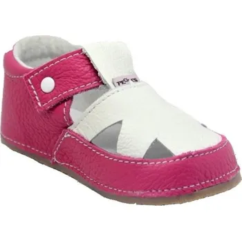 Capáčky Pegres bosé sandálky1096 bílo-růžové - 17