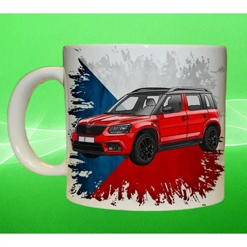 hrnek s autem České auta 50