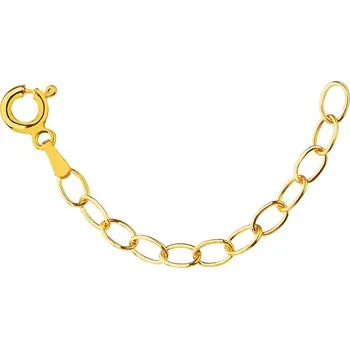 Řetízek Pozlacený stříbrný prodlužovací řetízek - rolo - AP528-4878