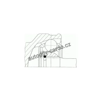 Poloosa kola Sada kloubů, hnací hřídel LÖBRO 303841 - HONDA