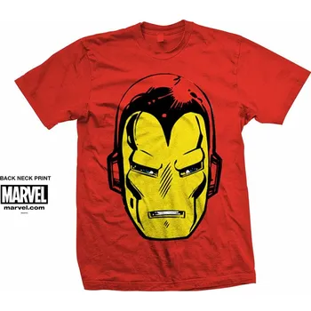 Pánská móda Iron Man tričko, Iron Man Big Head, pánské S