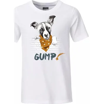 Green idea GUMP Tričko pánské bílé M