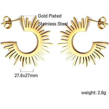 Náušnice Luxusní nerezové náušnice - 723G