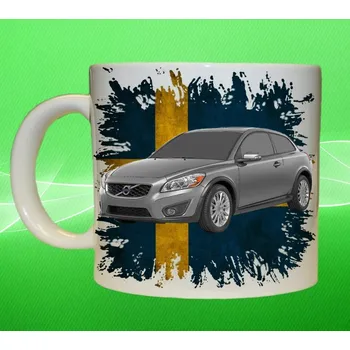hrnek s Volvem Volvo C30 I 75ml (hrneček s osobním autem VOLVO)
