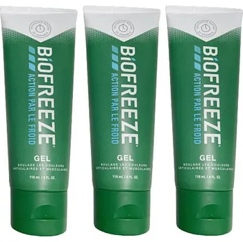 Masážní přístroj Chladivý gel Biofreeze, 3 ks