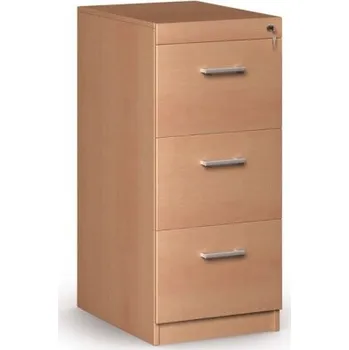 Kartotéka Dřevěná kartotéka, 3 zásuvky JANIČKA, buk