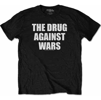 Pánské tričko Wiz Khalifa tričko, Drug Against Wars Black, pánské M