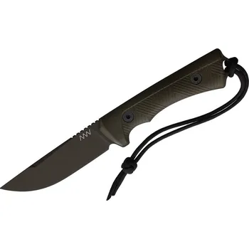 lovecký nůž ANV P200 - Sleipner Cerakote Olive, GRNPU Olive ANVP200-050