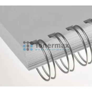 Vázací hřbet Kovové (drátěné) hřbety 2:1" RENZ 6,9 mm, stříbrné, 100 ks