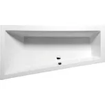 POLYSAN ANDRA L asymetrická vana 180x90x45cm, bílá 72872