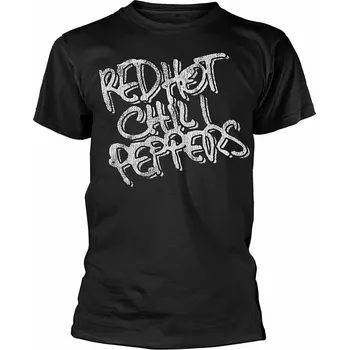 Pánské tričko Red Hot Chili Peppers tričko, Black &amp; White Logo Black, pánské M