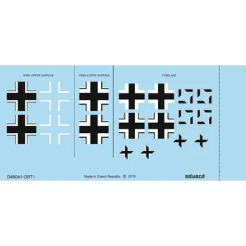 Plastikový model Eduard 1/48 Fw 190A-3 national insignia (EDUARD)
