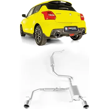 Tlumič výfuku CAT-BACK systém - nerez-chrom - 854018 1580