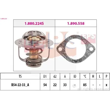 Automobilové těsnění Termostat, chladivo EPS 1.880.224
