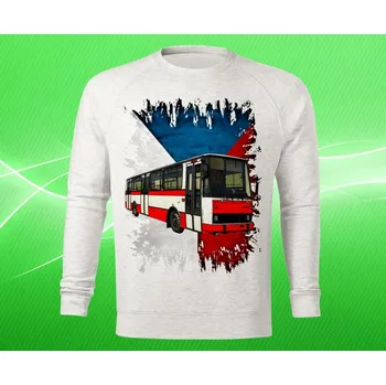 Pánská mikina mikina KAROSA B 732 pánská 3XL (mikina s autobusem )